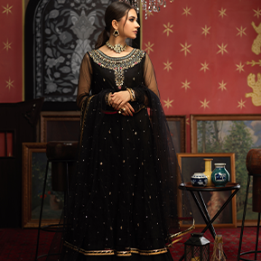 sachin and babi light blue dress Pakistani Dress, Embroidered Black Lawn Salwar Kameez Suit, Ethnic Wear Eid  Outfit for Women
