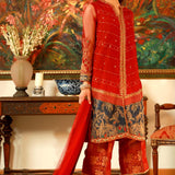 pakistan ready to wear raw silk dress