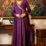pakistani ready to wear raw silk dress