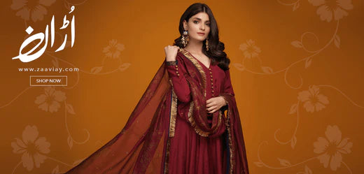 Hand Embroidered Silk Dresses | SUMMER URAAN Collection 2020 | ZAAVIAY