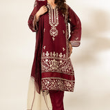 Maroon Majesty (Three Piece)