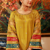 Luxury Formal Women Suits | Pakistani ready to wear raw silk dress