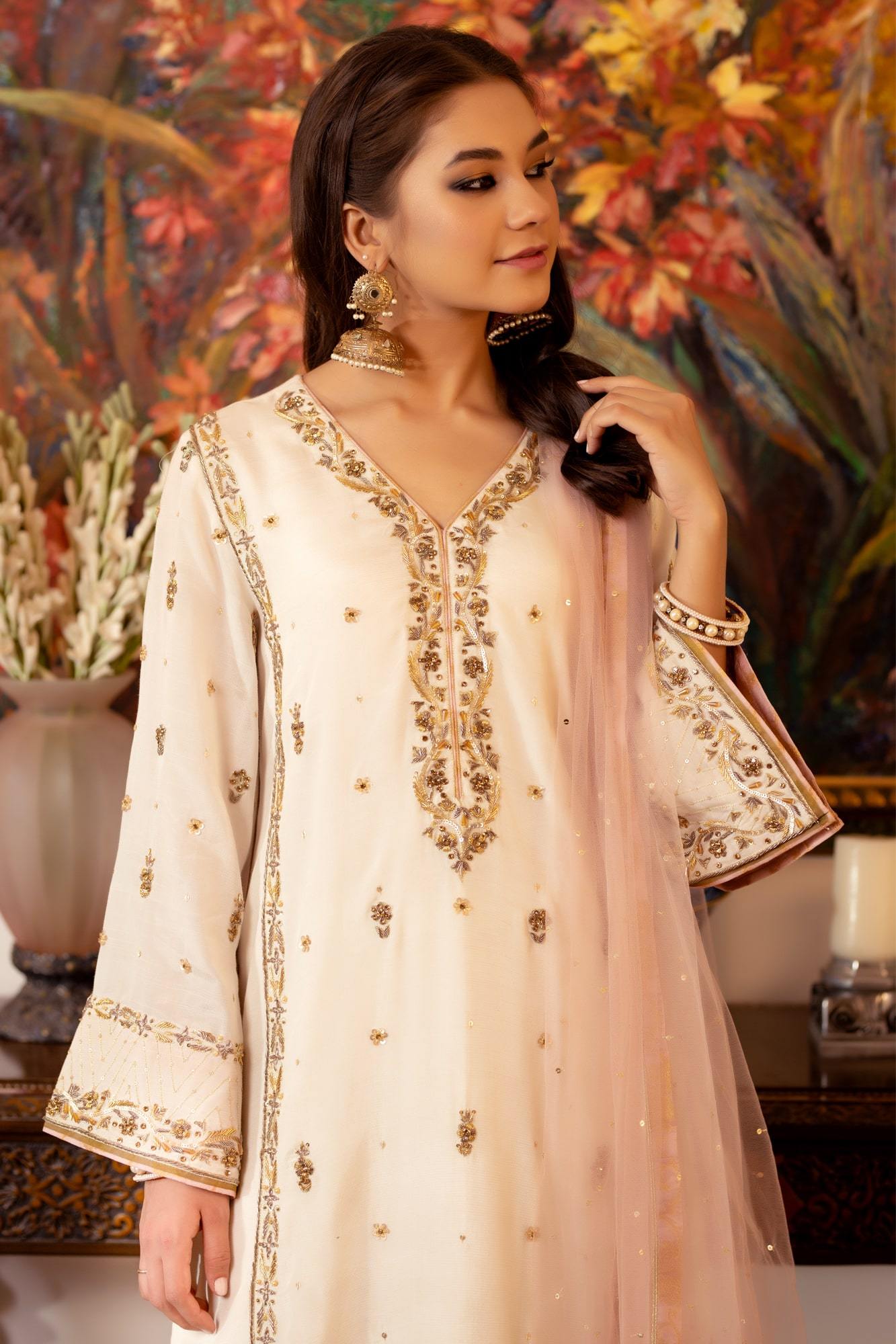 New Arrival Dresses for Women | Luxury Formal Women Suits | Pakistani ready to wear raw silk dress | Zaaviay