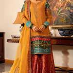 pakistani ready to wear organza dress