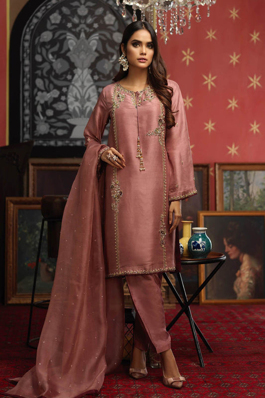 New Arrival Dresses for Women | Luxury Formal Women Suits | Pakistani ready to wear raw silk dress |  Zaaviay Sale