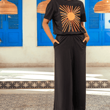 WIDE LEGGED CULOTTES (BLACK)