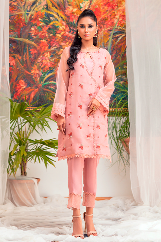Zaaviay Festive Pret  Raw Silk Shirt Pinhaan ZNL-004