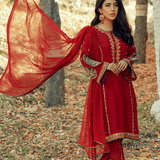 New Arrival Dresses for Women | Luxury Formal Women Suits | Pakistani ready to wear raw silk dress | Zaaviay