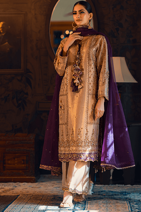 golden zari dresses Golden Zari By Jawad